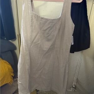 Old Navy Tan Midi Dress